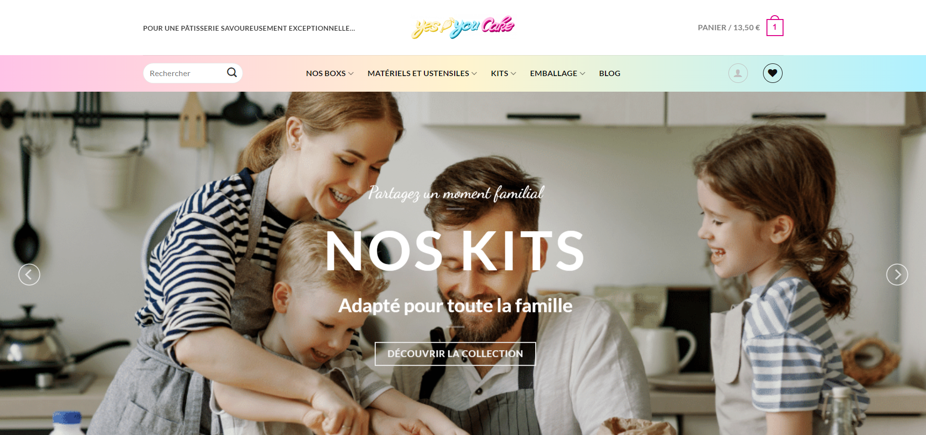 Yes You Cake e-commerce patisserie